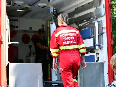 Copil din Iași, salvat dintr-o fântână (sursa: Facebook/I.S.U.J. Iaşi - Inspectoratul pentru Situaţii de Urgenţă al jud. Iaşi)