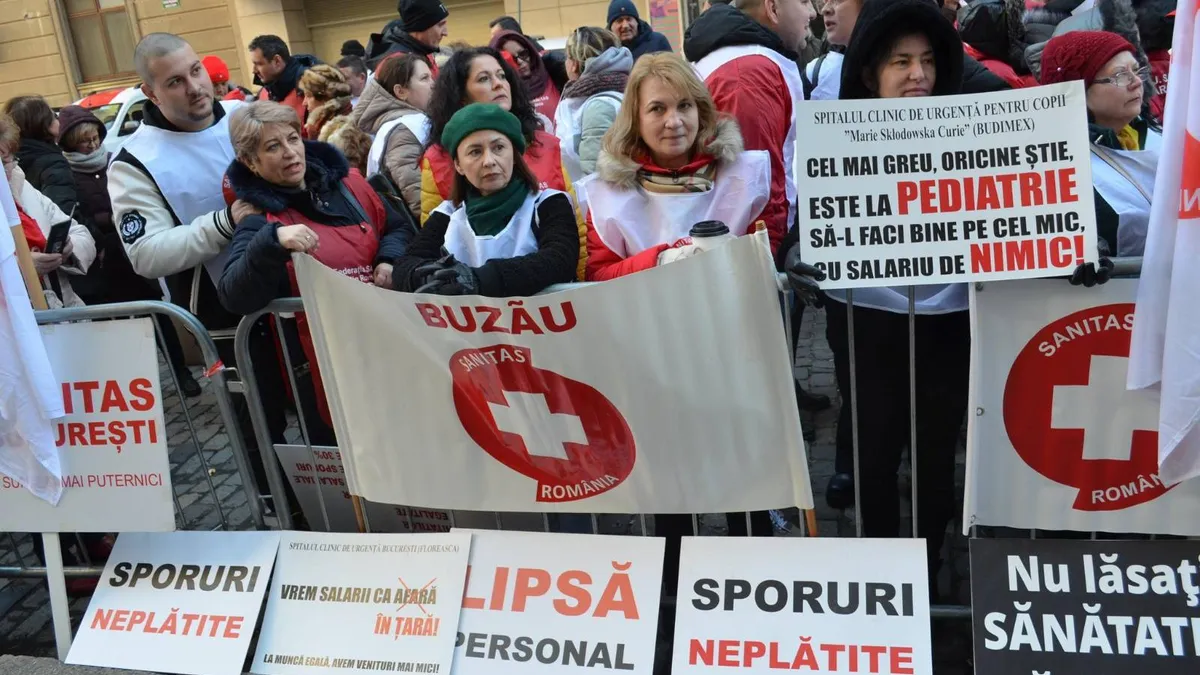 Ordonanța "Trenuleț" afectează sistemul de Sănătate (sursa: Facebook/Federatia Sanitas din Romania)