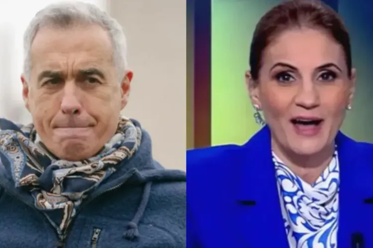Călin Georgescu, nici un cuvânt de susținere pentru candidatura fostei sale propagandiste Grupaj foto: România TV