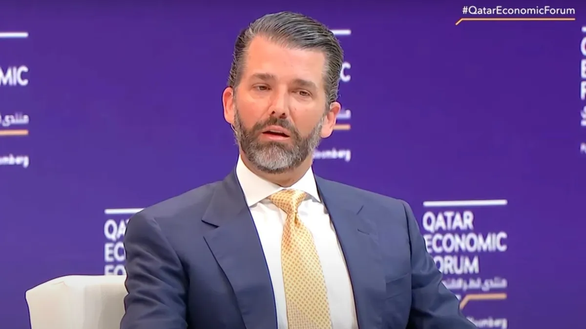 Trump jr, candidat pentru Casa Albă (sursa: YouTube/Qatar Economic Forum)