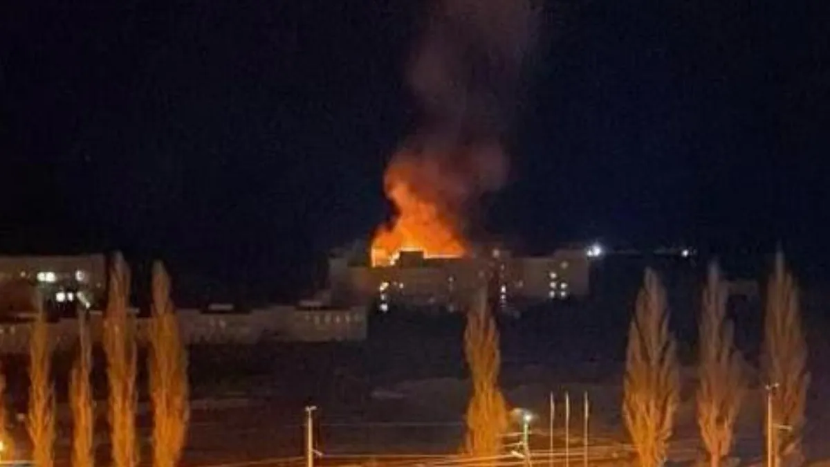 Rusia atacă infrastructura civilă din Ucraina (sursa: Facebook/Volodimir Zelenski)