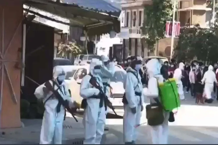 Revolte în Shanghai Foto: Twitter