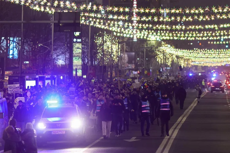 Proteste pentru apărarea justiției, a  cincea seară (sursa: Inquam Photos/Octav Ganea)