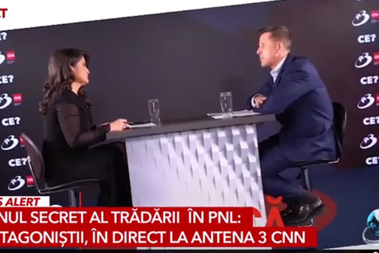 Dușmanul lui Bolojan, Thuma, se duce la Antena 3 ca să-l acuze pe premierul PNL de trădare Foto: Captură video