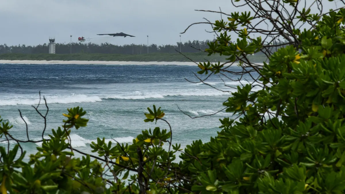 Atacul iranian asupra insulei Diego Garcia, la 4.000 km, arată de ce baza Deveselu este crucială Foto: Facebook US Naval Support Diego Garcia