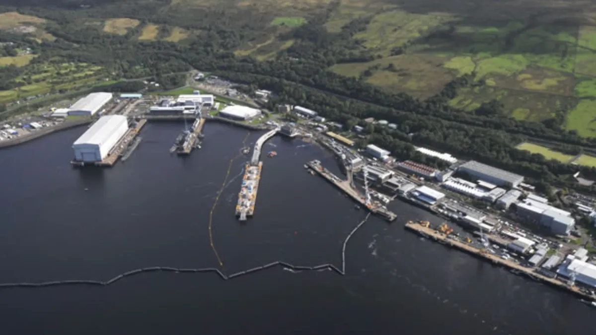 Incident la Faslane, româncă arestată (sursa: onr.org.uk)