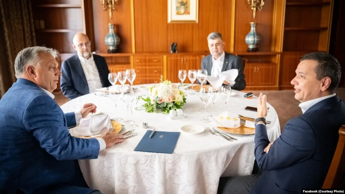 O comparație între economia Ungariei sub Viktor Orban și cea a României, din 2010 Foto: Facebook