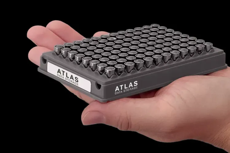 Stocarea datelor pe ADN sintetic (sursa: Atlas Data Storage)