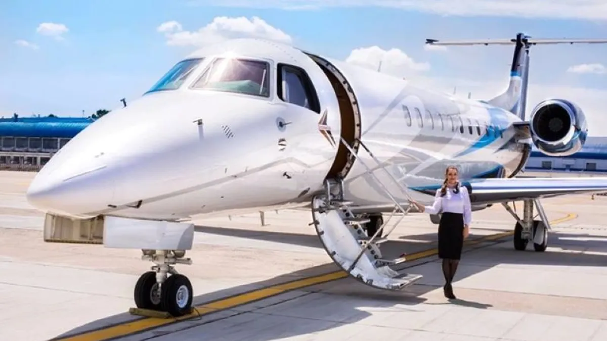 Avionul Embarer Legacy cu care Daraban de la CCIR i-a plimbat pe Ponta, Deliorga sau Florin Manole
