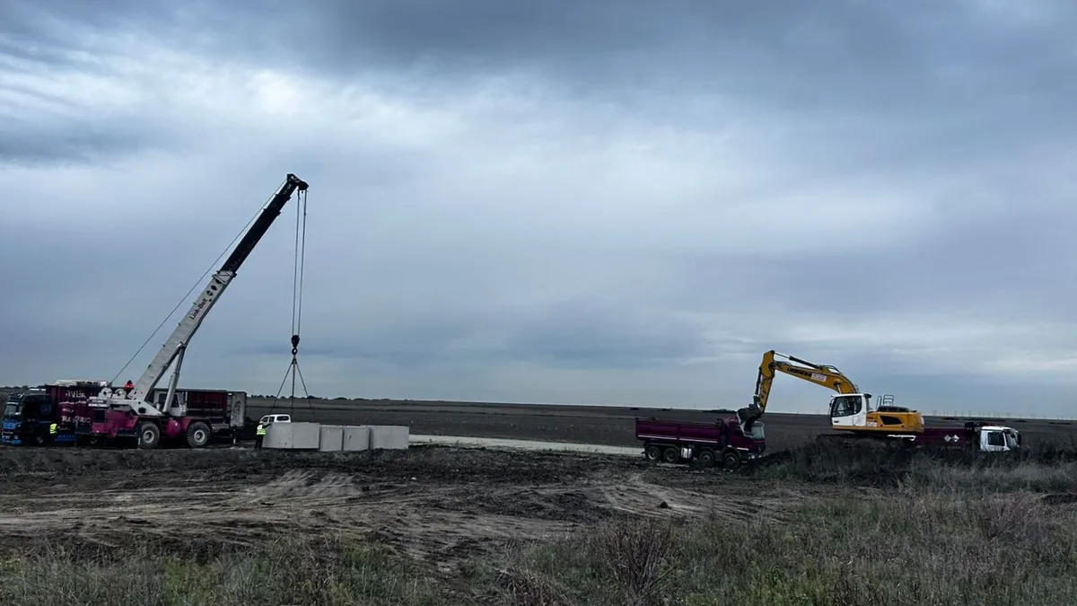 Arad, Centura de Est, aproape finalizată (sursa: Facebook/DRDP Timişoara)