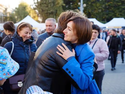 Voturi DA la referendum, peste NU (sursa: Facebook/Maia Sandu)