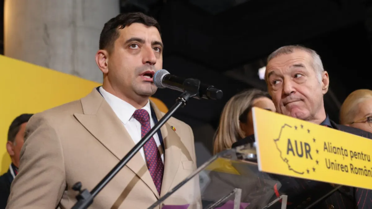 „Dacă vrei să ne împăcăm, dă telefon la împărat”, transmite Becali către Simion Foto: Inquam/George Calin