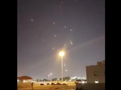 Bază americană (Qatar), atacată de Iran (sursa: X/IRNA News Agency)