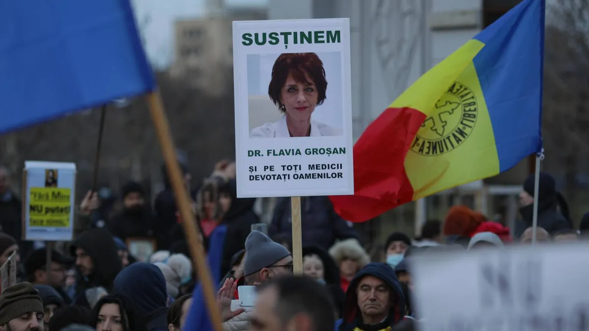 Medicul pneumolog Flavia Groșan a murit (sursa: Inquam Photos/Octav Ganea)