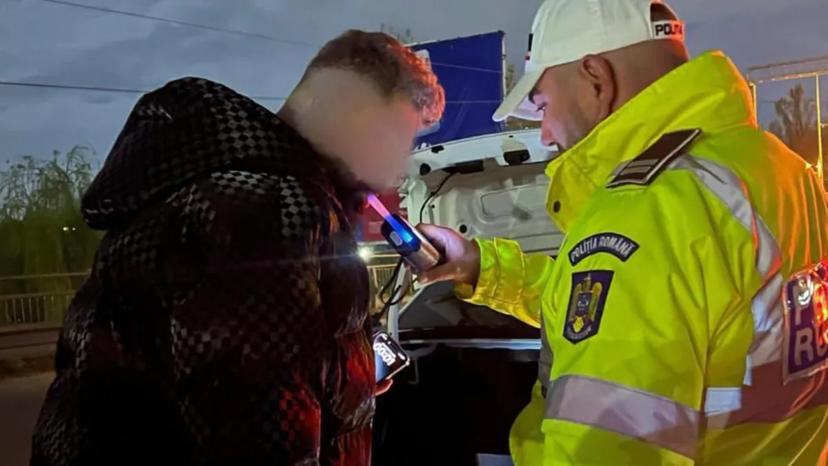 Condamnare dură pentru un șofer beat (sursa: Facebook/Poliția Română)