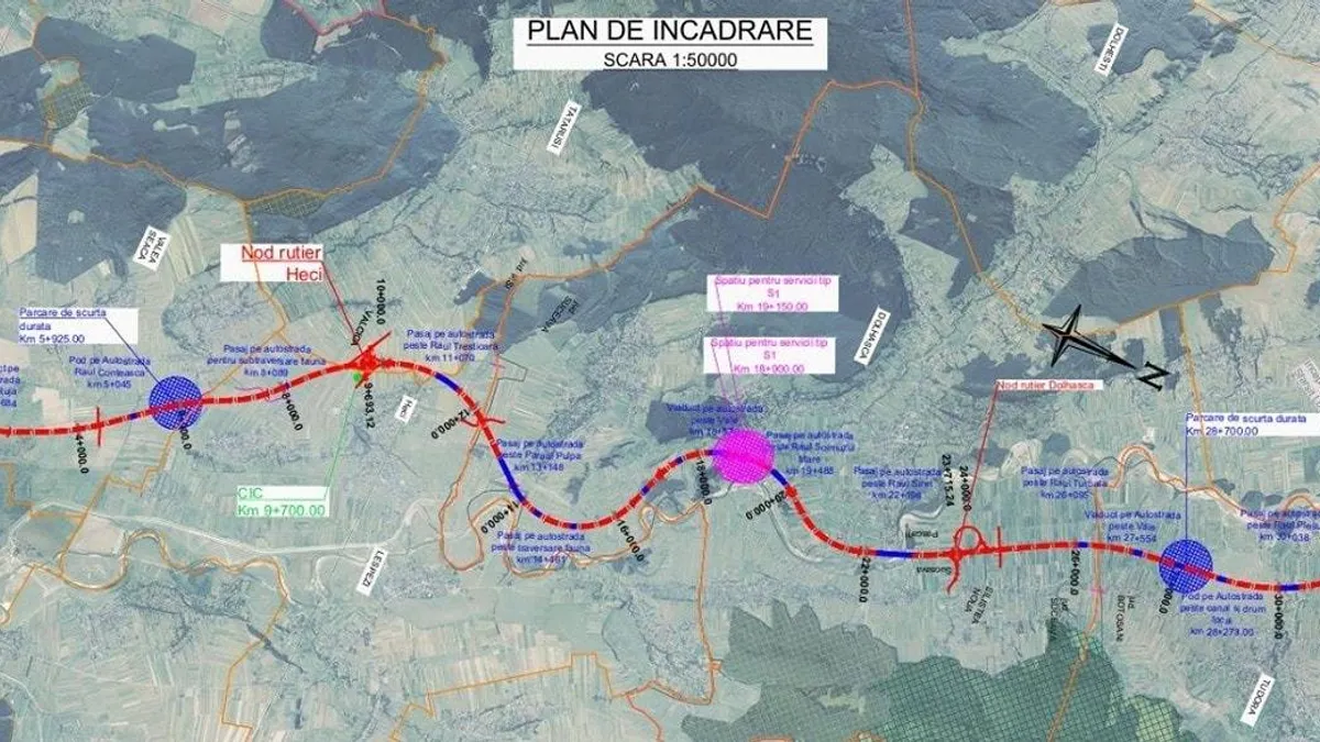 Autostrada Moldovei - primul lot, la UMB (sursa: Facebook/Cristian Pistol)