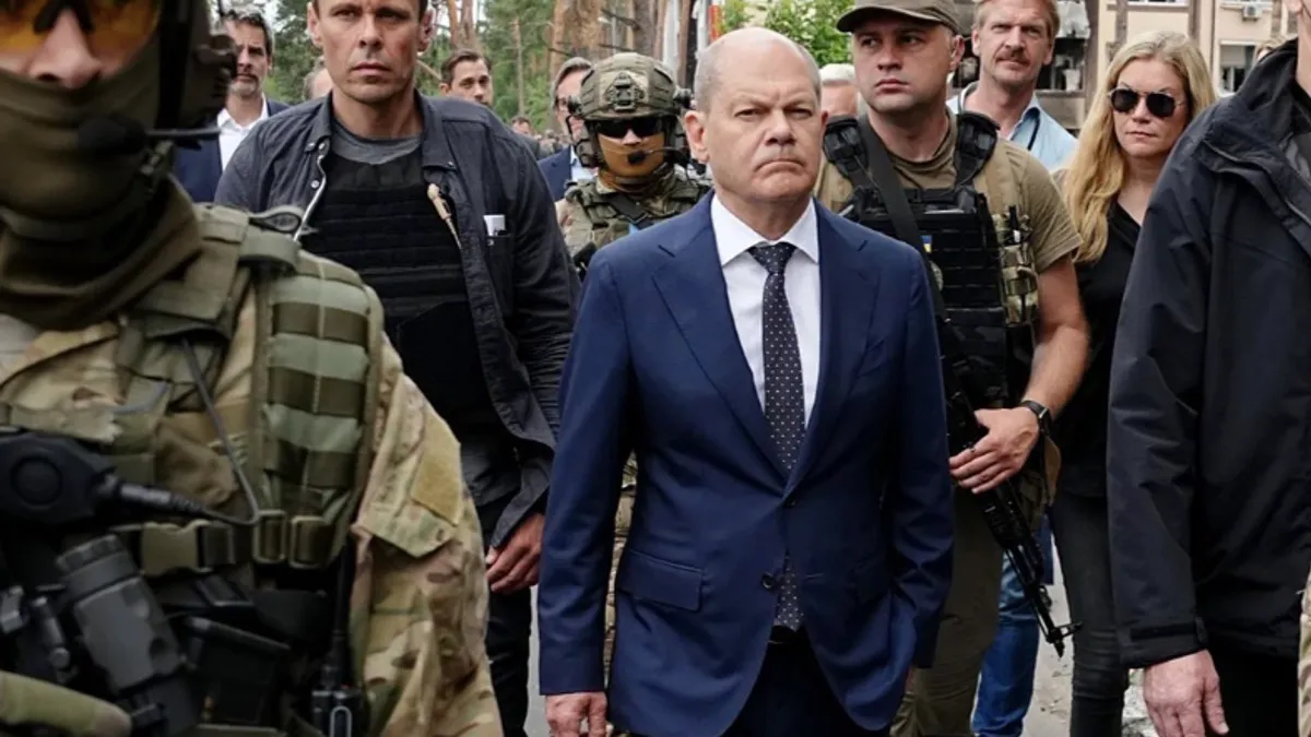 Armata obligatorie, reintrodusă, cer creștin-democrații germani (sursa: Facebook/Olaf Scholz)