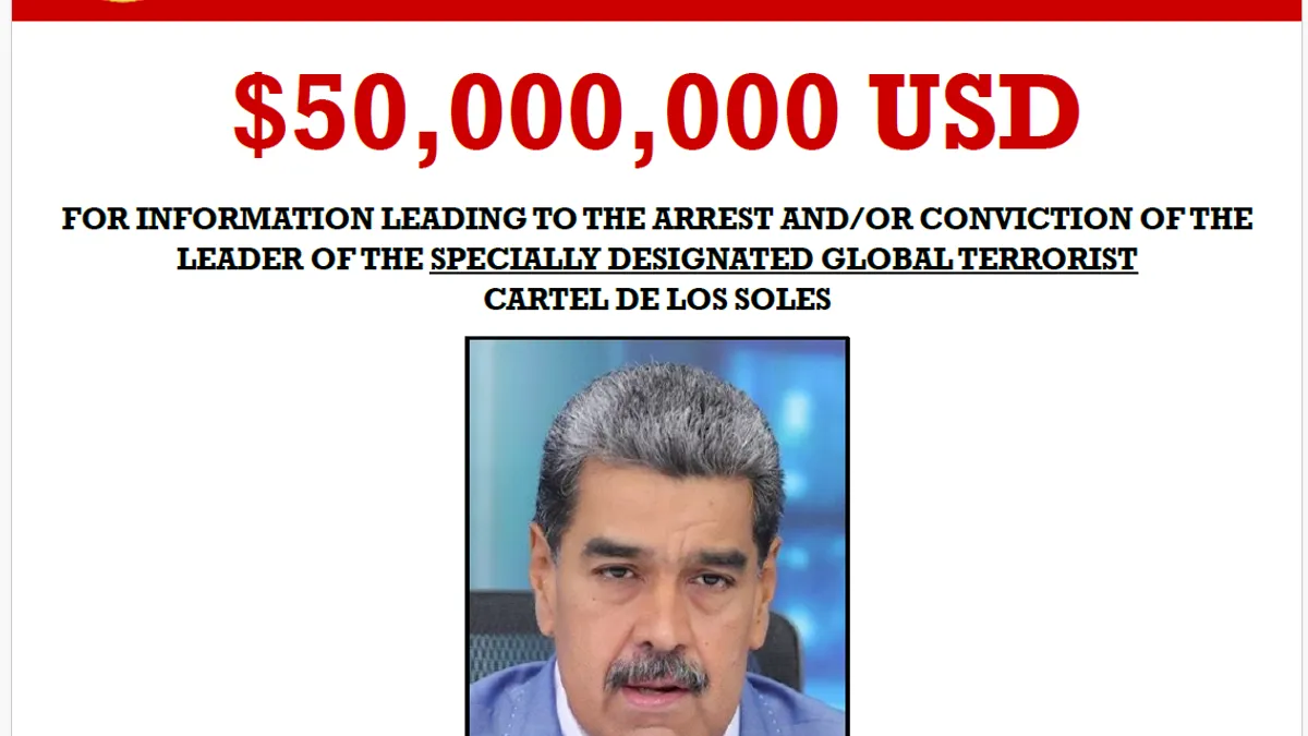 Cum explică SUA intervenția în Venezuela: a fost pus în aplicare un mandat de arestare Foto: Departamentul de Stat al SUA