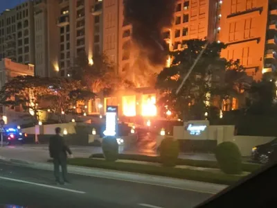 Atacuri iraniene în Dubai (sursa: Instagram/iranintlenglish)