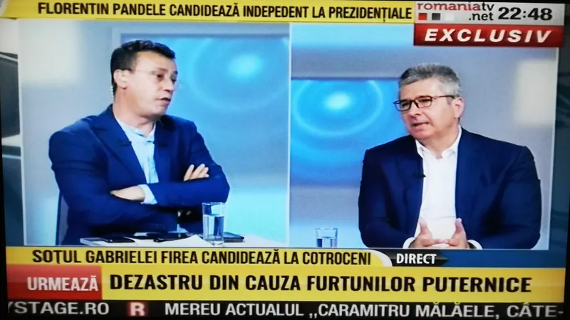 Pandele se plânge că Ghiță îl jupoaie pentru aparițiile la TV Foto: Captură video