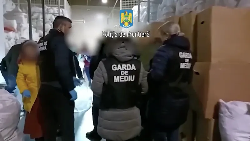 România, tomberonul de haine al Europei (sursa: Facebook/Garda de Coastă)