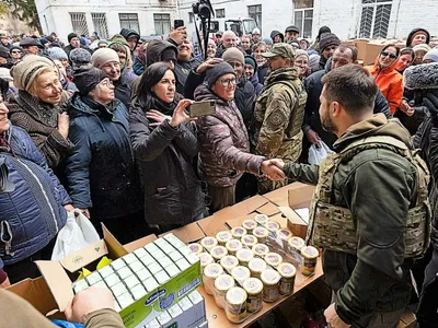 Comportament jenant al presei străine, la Bucha Foto: Twitter