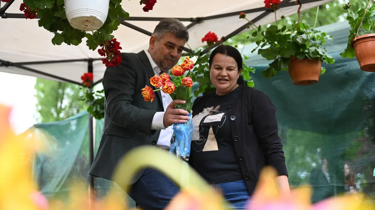 Guvernul Ciolacu a cumpărat flori de 26.000 de euro Foto: Universul argeșan