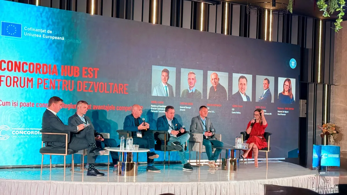 antreprenori pe scena Concordia HUB Est – Forum pentru dezvoltare