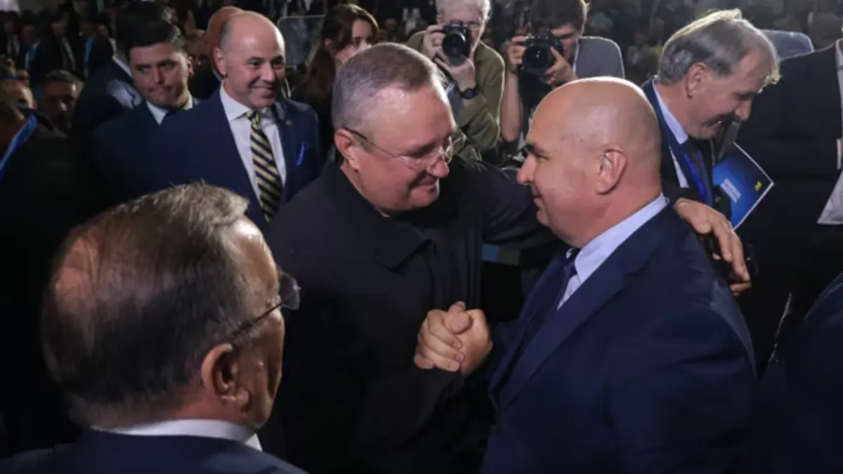 „Votaţi raţional şi util, Nicolae Ciucă preşedinte!”, cere Bolojan Foto: Inquam/George Calin