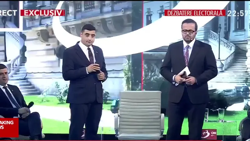 Cum a funcționat blatul „Simion întrerupe dezbaterea Antena 3” Foto: Captură video