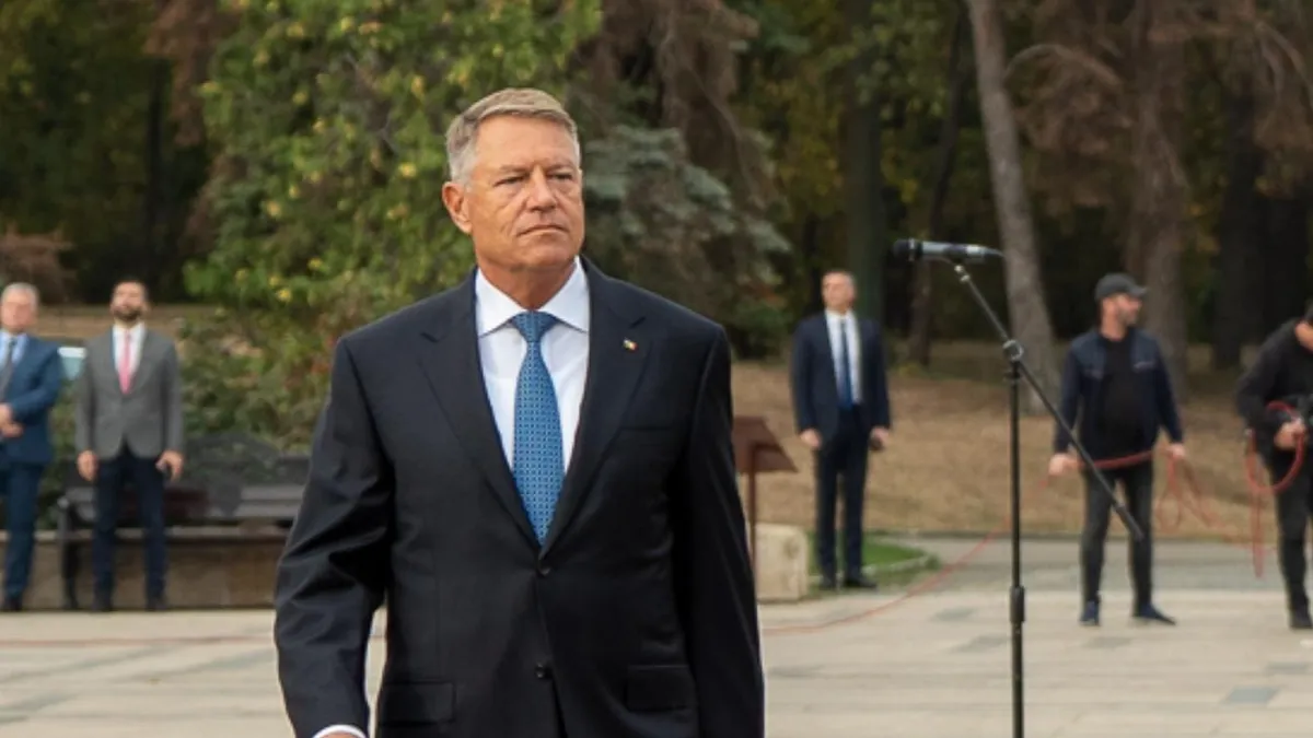 Klaus Iohannis a vorbit, după vot (sursa: Facebook/Klaus Iohannis)