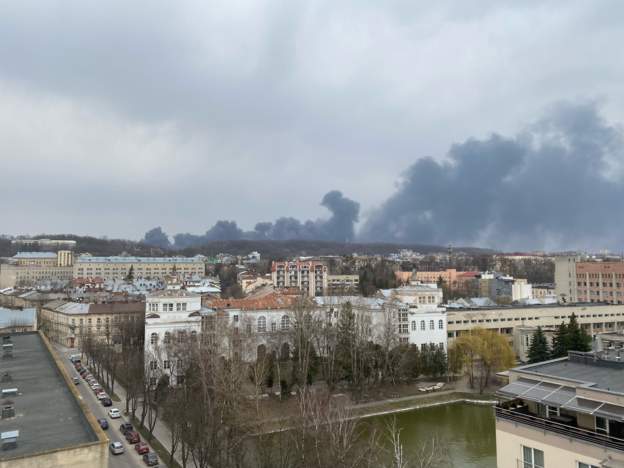 Explozii puternice la Lvov (vestul Ucrainei)