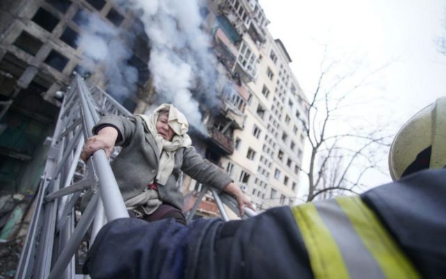 Kiev, atacat aerian. Locuitorii, țintele rușilor