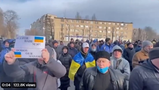 Rușii au răpit primarul din Melitopol. Ucrainenii au ieșit la protest