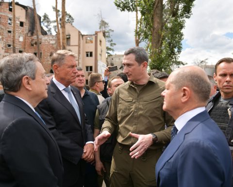 Liderii europeni au mers în vizită la Irpin