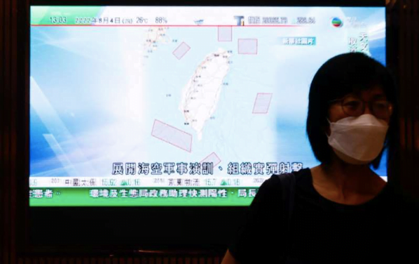 China, proiectile neidentificate către strâmtoarea Taiwan
