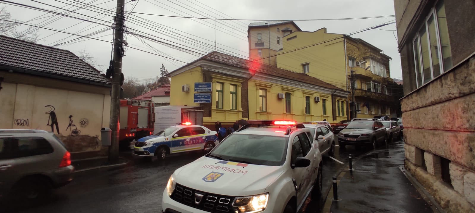 Incendiu în spitalul de copii Cluj