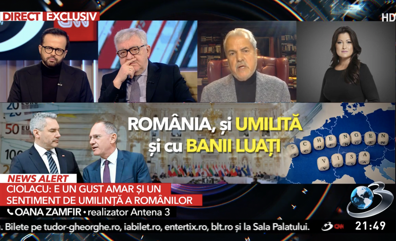 Antena 3, Adrian Năstase, anti-Occident
