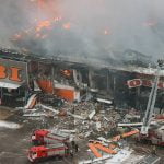 Moscova incendiu uriaș, posibil act criminal