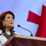 Preşedinta Georgiei, veto la legea anti-ONG