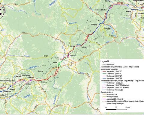 Autostrada A8, transfer iminent CNAIR - CNIR